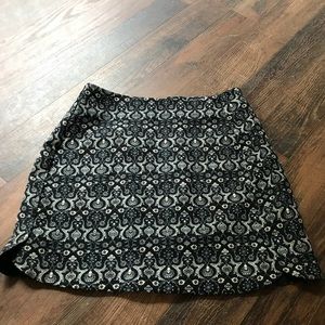 LUSH Patterned Mini Skirt